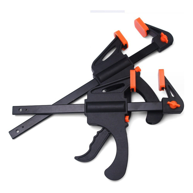 Pack 2 Prensa Rapida Madera 8 Pulgadas Sargento Carpinteria