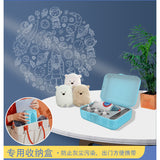 Aspirador Nasal Saca Mocos De Bebe Cohete Con 3 Boquillas Cohete Blanco Con Azul