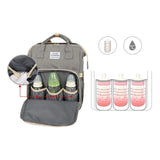 Mochila 3 En 1 Pañalera Cuna Y Mudador Portátil Para Bebés