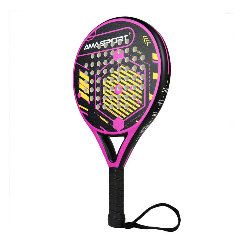 Pala de Pádel 38mm Full Carbono con Bolso - 4 Diseños