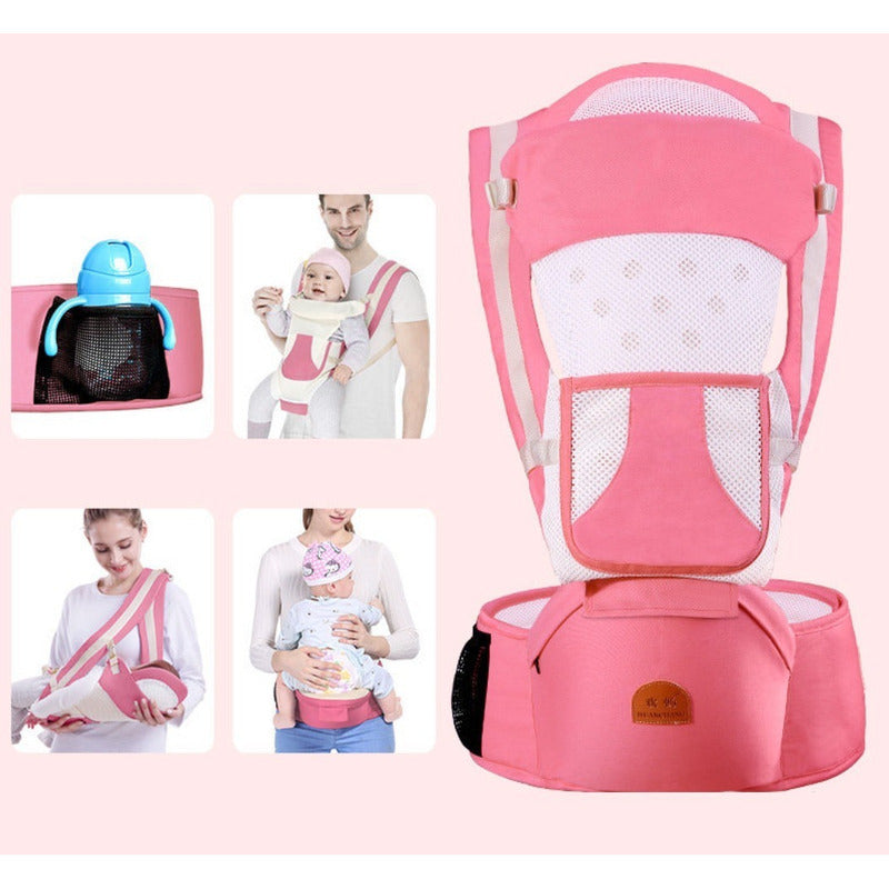 Mochila Portabebé 3 en 1 Ajustable con Asiento Removible Altmann