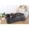 Cama Alfombra Felpuda Relajante Antiestres Mascota 90cms