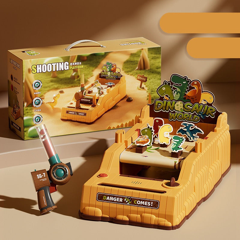 Tiro al Blanco Infantil Dinosaurio con Pelotas Automático - Amarillo Altmann
