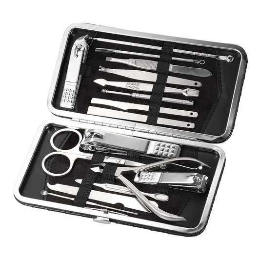 Set Manicure 16 Piezas Herramientas Para Uñas Pies Importada