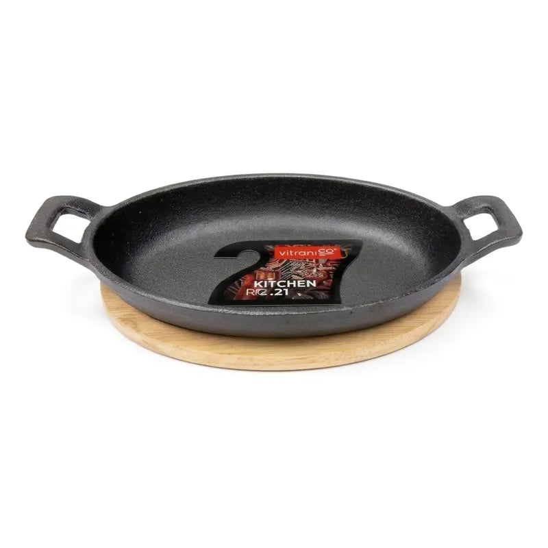 Cacerola De Hierro Fundido Negro