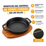 Cacerola De Hierro Fundido Altmann Negro