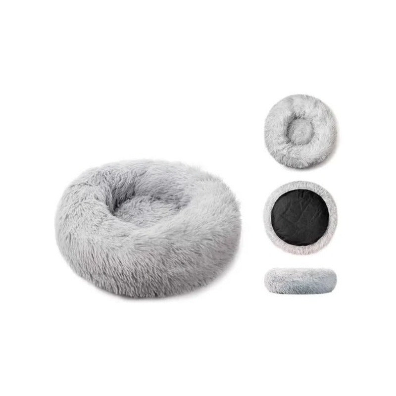 Cama Mascota Felpuda Perro Gato Relajante Suave De Felpa Xl