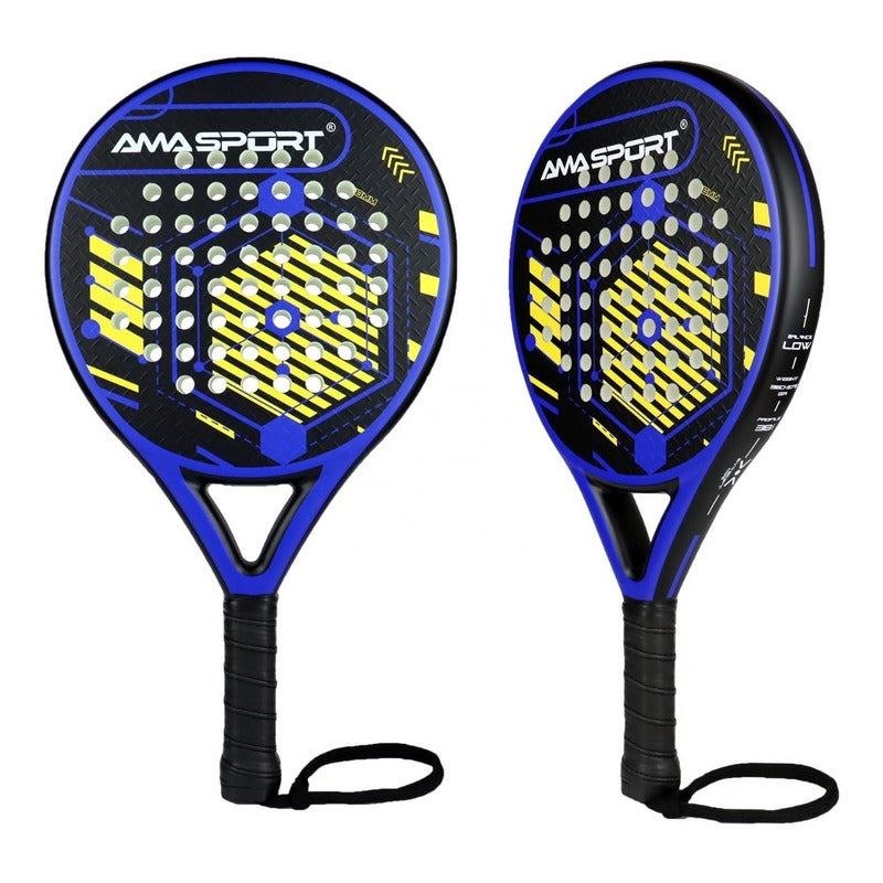 Pala de Pádel 38mm Full Carbono con Bolso - 4 Diseños