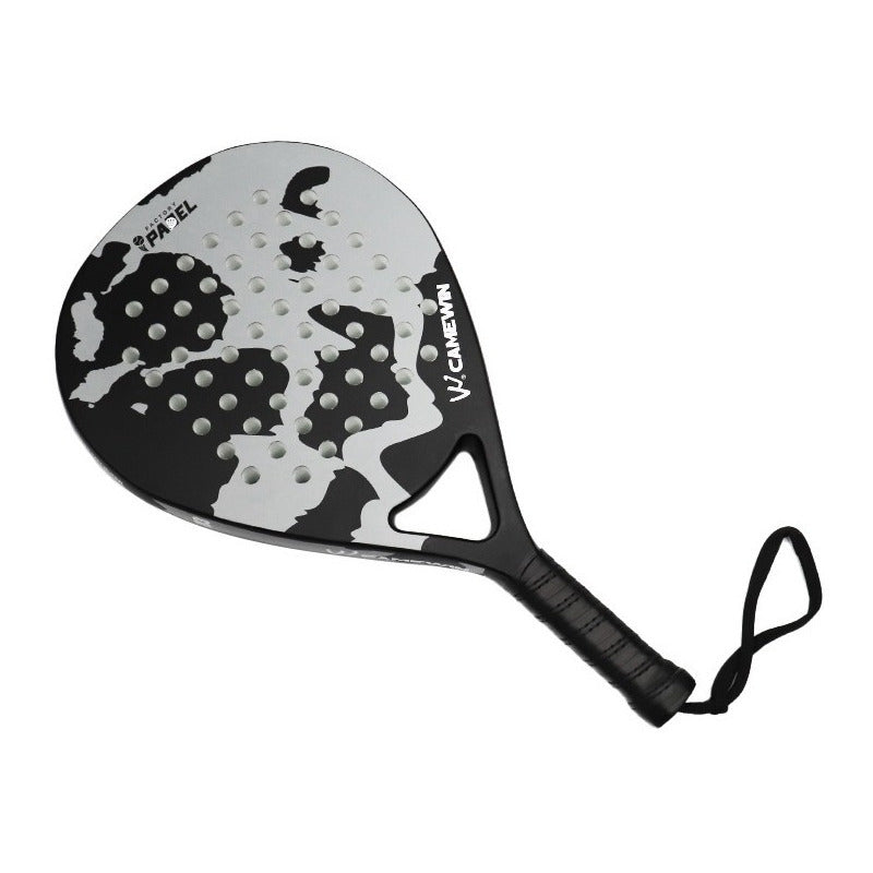 Pala Padel 38mm Carbon Hibrido + Bolso 2 Diseños Importada