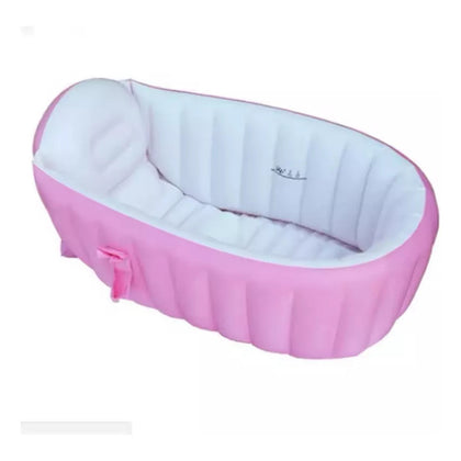 Bañera Tina Inflable Portátil Para Bebe Plegable 2 Colores