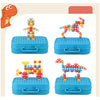Maleta De Construcción Dinosaurios 3d Con Herramientas 211pc