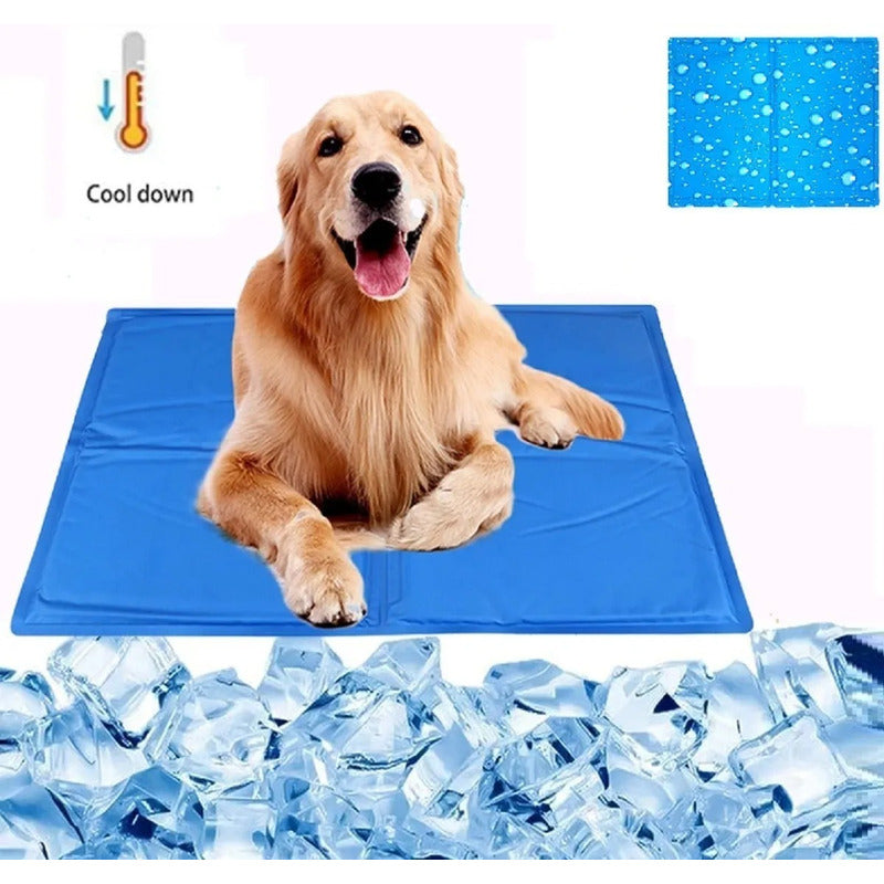 Manta Refrescante Alfombra Mascotas Cama Cojin Perro 50x90cm