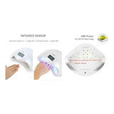 Secador Uña Uv Led Lampara Manicure Profesional 48w Importad Blanco