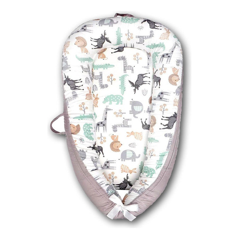 Cama Cojín Nido Colecho De Algodón + Almohada Reforzado Impo