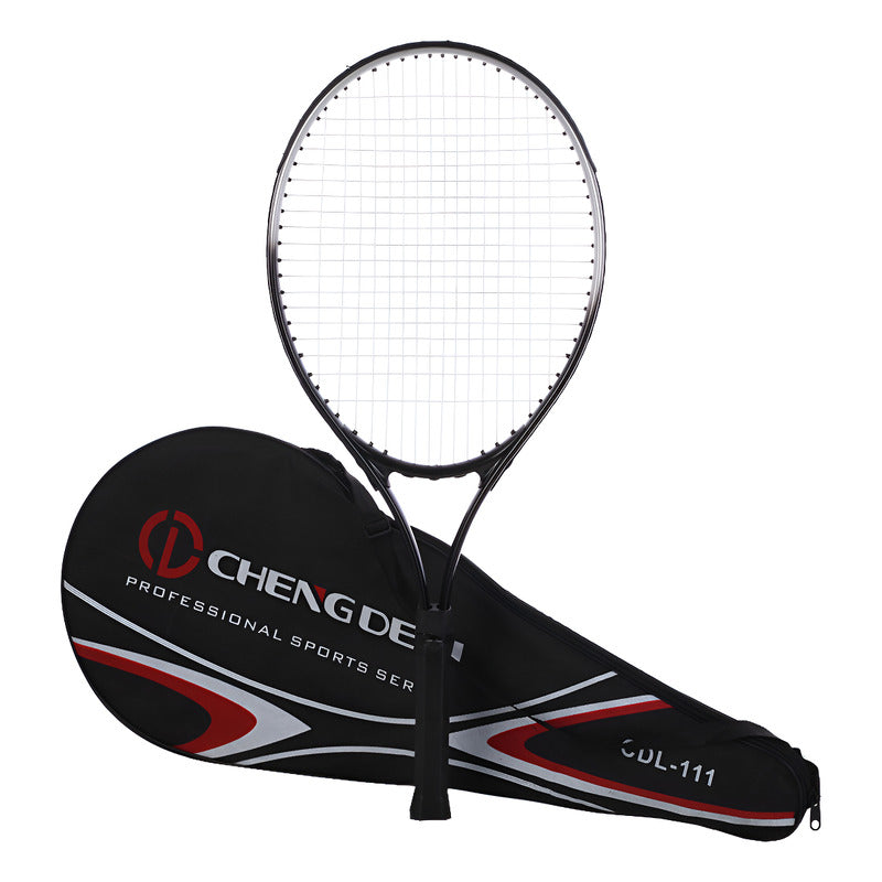 Raquetas Par De Tenis Basic 21 + Pelota Negro