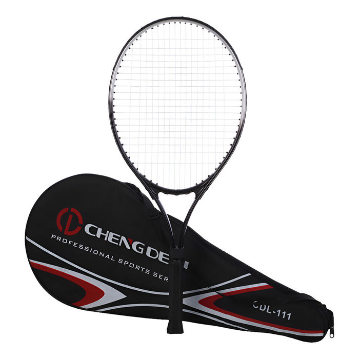 Raquetas Par De Tenis Basic 21 + Pelota Negro