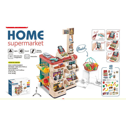 Juego Supermercado Para Niños Set Juguete Interactivo Bebes