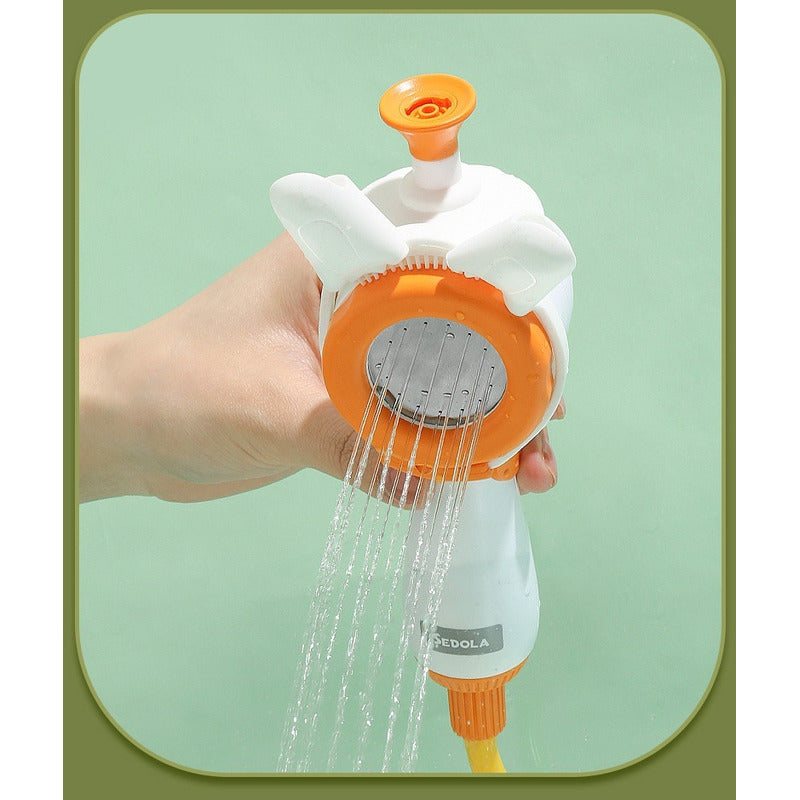 Submarino Regadera De Baño Para Bebe Juguete Ducha Tina Naranjo