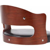Pack 2 Sillas Piso Bar Taburete Regulable Madera/ecocuero