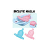Tina Cangrejo Bebe Bañera Plegable + Malla Reforzada Importa