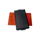 Plancha Plato Rectangular De Fierro Fundido Con Madera 27cms Negro