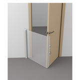 Reja Retráctil Para Puertas Y Pasillos Importada 130cms Negro