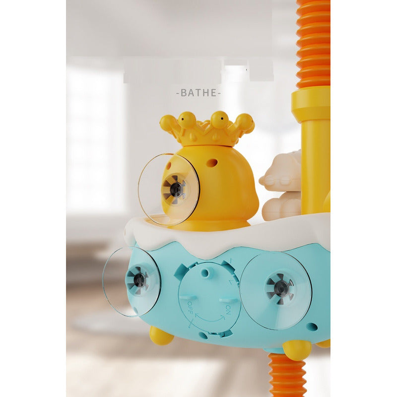 Florcita Patito Baño Para Bebe Regadera Juguete Ducha Tina Naranjo Y Amarillo