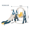 Columpio Resbalin Con Aro De Basketball 3 En 1 Importado