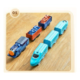 Pista De Tren Con Giro Simple 54pcs Track City Importado  Azul