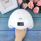 Secador Uña Uv Led Lampara Manicure Profesional 48w Importad Blanco