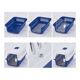 Jaula Transportadora Perro Gato Mediana 48x32x30cms Colores