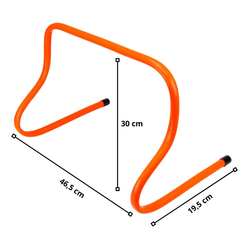 Pack 5 Vallas de Salto y Agilidad 30cm Altmann - Naranja