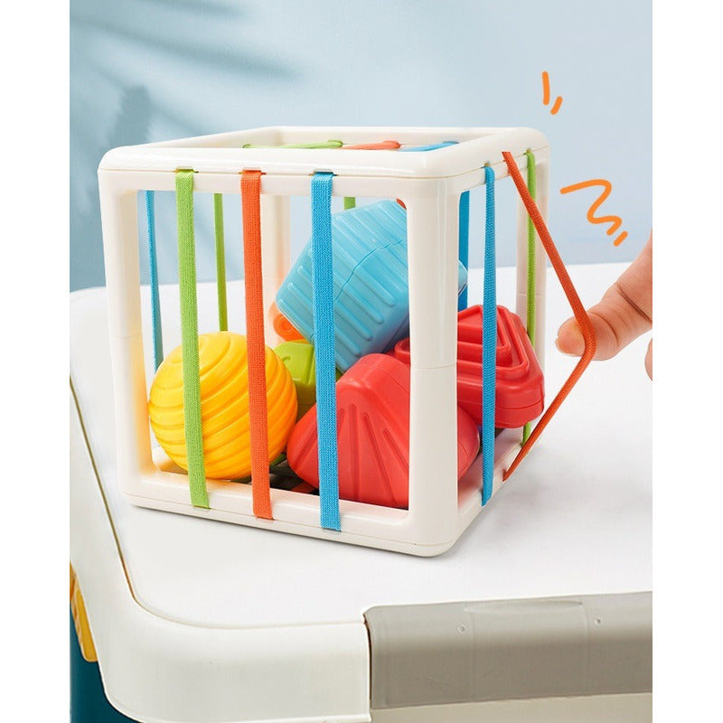 Juguete Interactivo De Habilidad Motora Cubo Montessori