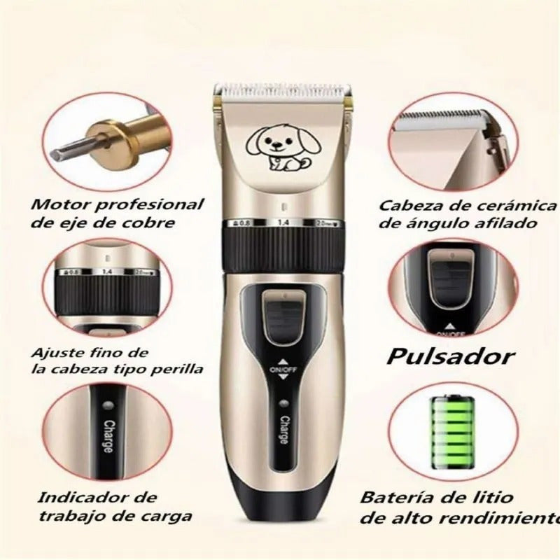 Máquina De Cortapelos Para Perros Y Mascotas Importada Beige