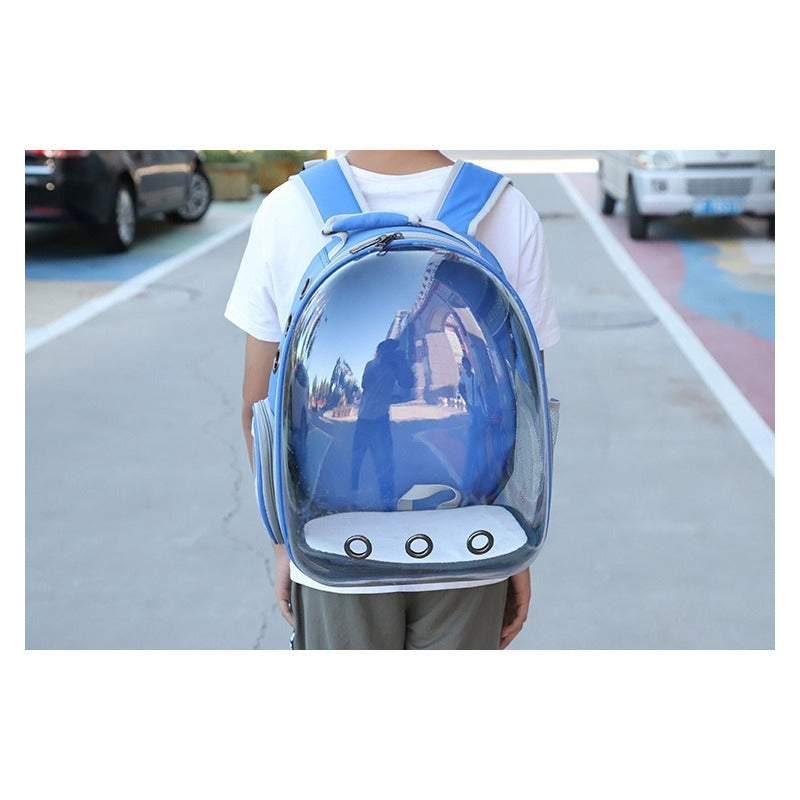 Mochila Transportadora Transparente para Mascotas Altmann