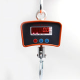 Balanza Pesa Digital 500 Kg Gancho Industrial Recargable Col Naranja