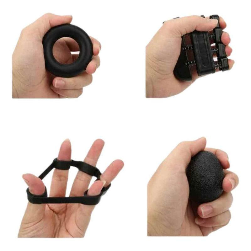 Ejercitador De Manos 5 Pzs Hand Grip Profesional 5 - 165 Kg