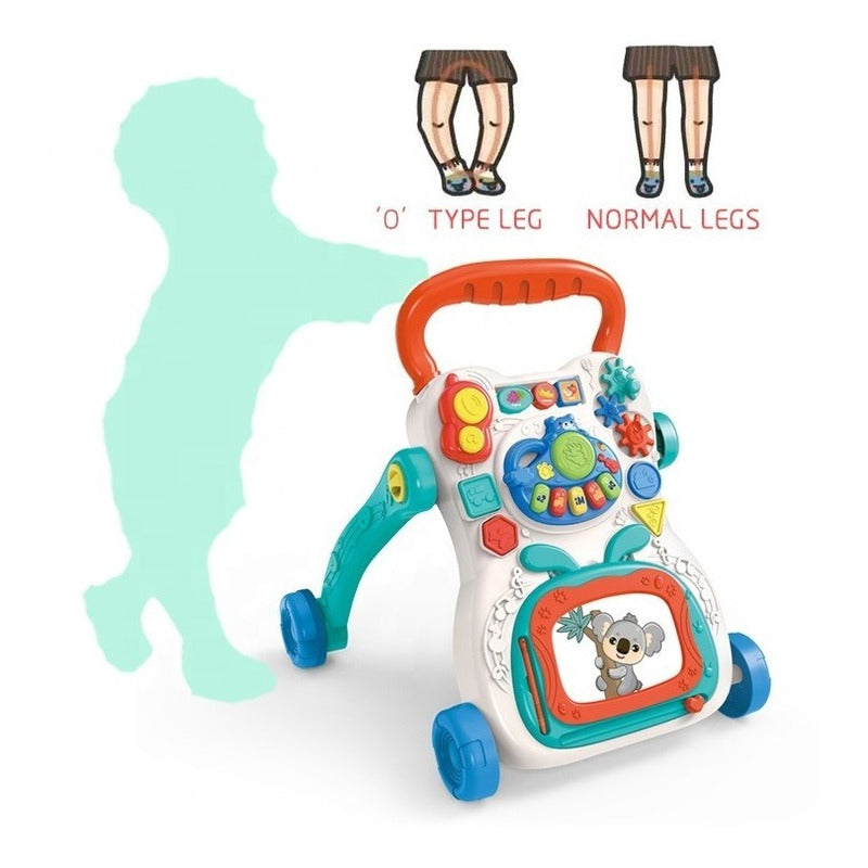 Corre Pasillo Infantil Caminadora Primeros Pasos Musical  Blanco