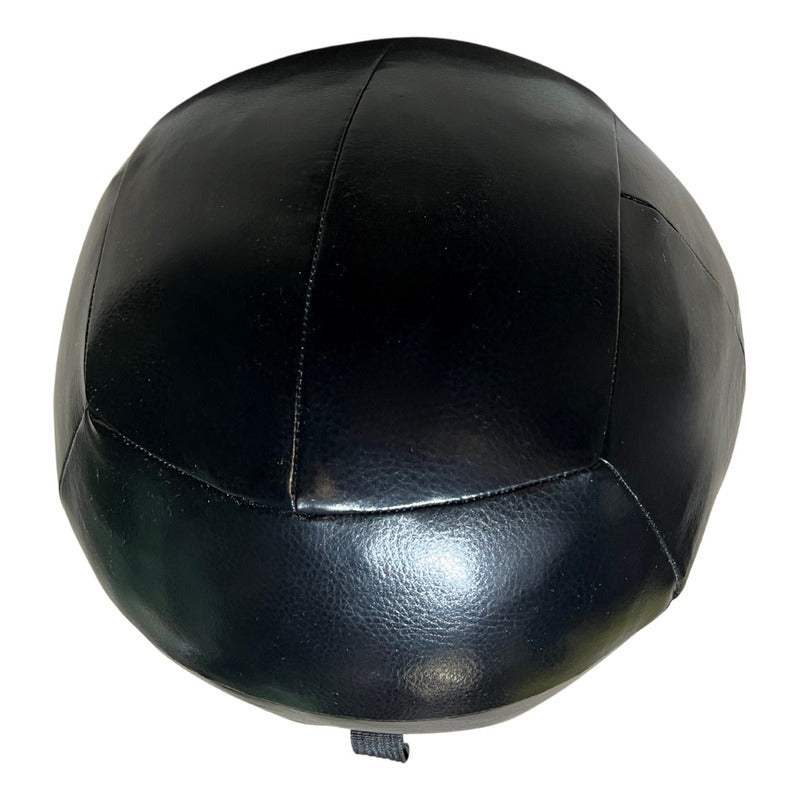 Pelota Ecocuero Medicinal Balón 10 Kg Crossfit/entrenamiento Negro