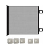 Reja Retráctil Para Puertas Y Pasillos Importada 150cms Negro