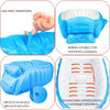 Tina Baño Bebe Inflable Portatil Bañera Plegable C/inflador