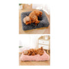 Cama Alfombra Felpuda Relajante Antiestres Mascota 90cms