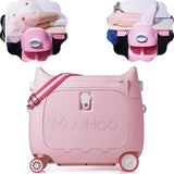 Maleta Cama Avion Auto Infantil Reforzada Muuhoo 3 Colores