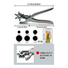 Kit Perforadora + Remachadora Importada Reforzada