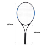 Raquetas Par De Tenis Basic 21 + Pelota Negro
