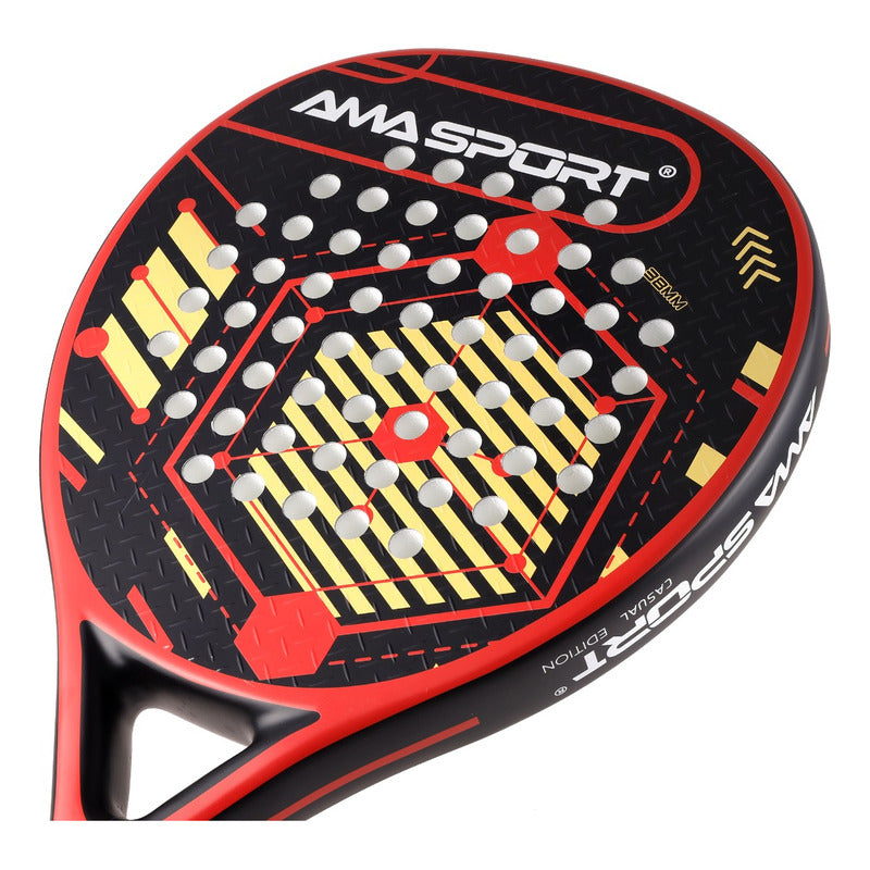 Pala de Pádel 38mm Full Carbono con Bolso - 4 Diseños