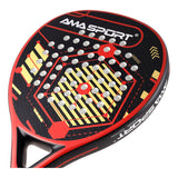 Pala Padel 38mm Full Carbono + Bolso 4 Diseños Importada