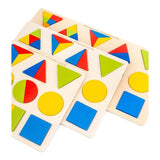 Set Didactico Aprendizaje Con Figuras Geometricas Montessori