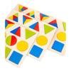 Set Didactico Aprendizaje Con Figuras Geometricas Montessori