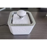 Dispensador De Agua Para Mascotas Electrico Gatos Perros Blanco
